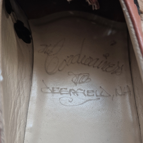 Vintage 70's Rare Handmade Leather Shoes By Small Shoemaker In New Hampshire 7.5 - Picture 2 of 7